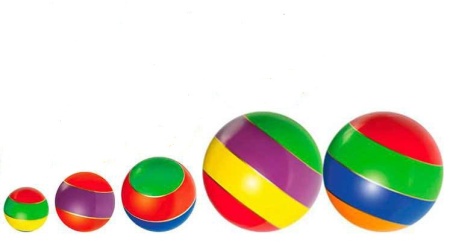 Купить Мячи резиновые (комплект из 5 мячей различного диаметра) в Горняке 