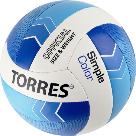 Купить Мяч волейбольный Torres Simple Color любительский р.5 в Горняке 